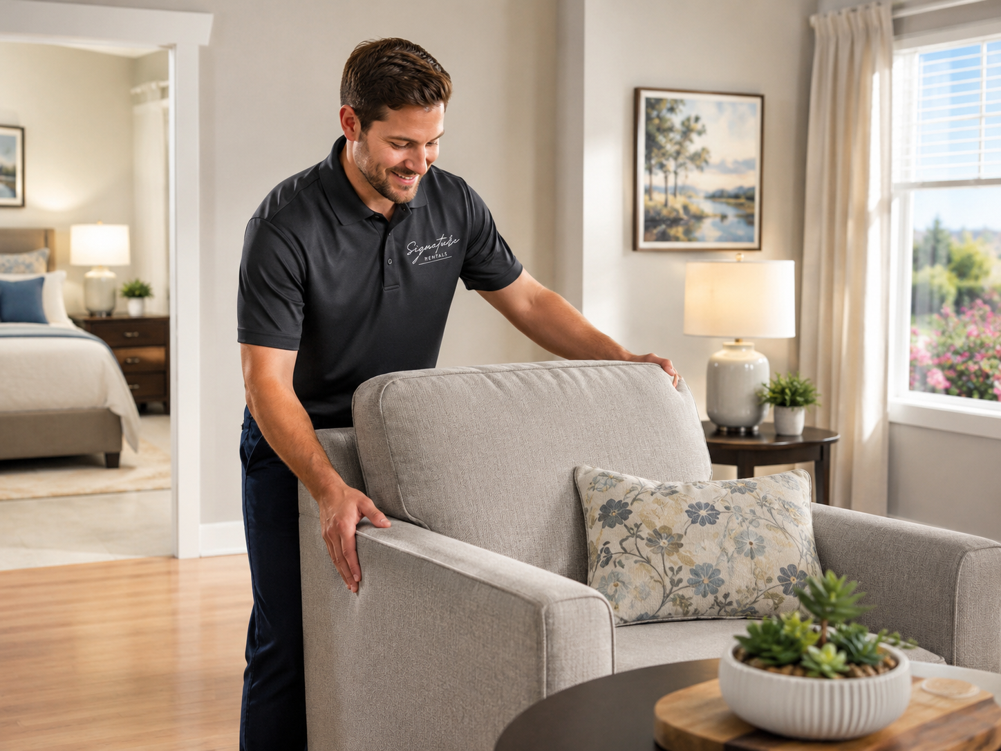 Delivery, Installation & Pickup (one-time fee)